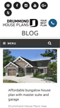 Mobile Screenshot of blog.drummondhouseplans.com